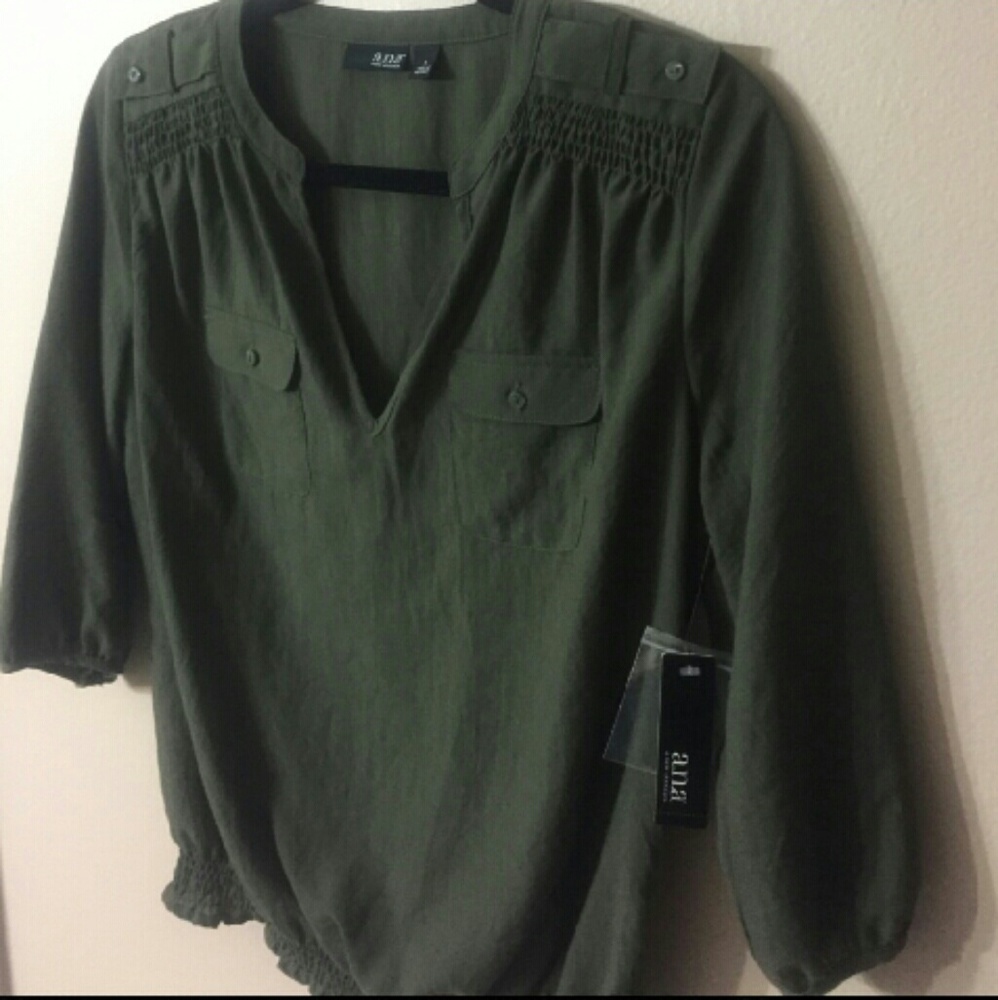 A.N.A. 3/4 Sleeve Top
